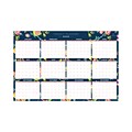 2020 Blue Sky 36 x 24 Laminated Calendar, DD Peyton Navy, Multicolored (103632-20)