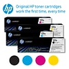 HP 131X High Yield Black/ HP 131A Cyan/Magenta/Yellow Original LaserJet Toner, Multi-pack (4 Pack)