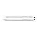 Cross Classic Century Medium Nib Ballpoint Pen and Pencil Set, Lustrous Chrome