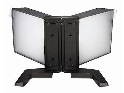Aidata 14H x 19W x 12D Metal Display Panel Holder, Black (FDS005L)