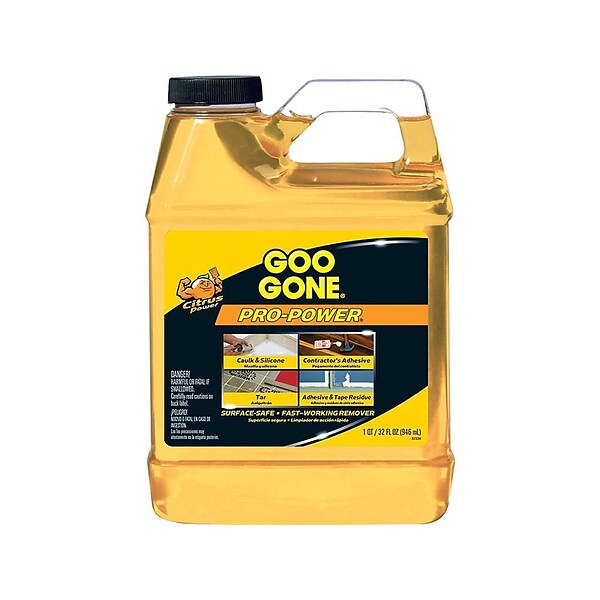 Goo Gone 32-fl oz Scented Liquid Adhesive Remover - Pro Power - Surface  Safe - Removes Tar, Adhesives, Silicone & More in the Adhesive Removers  department at
