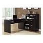 Monarch Specialties Inc. 63" Particle Board L-Shaped Desk, Cappuccino (I 7018)