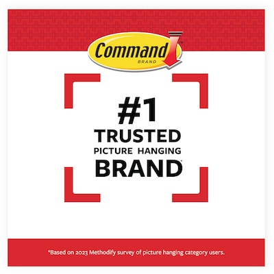 Command Assorted Size Picture Hanging Strips, 12 Pairs/Pack (17209-ES)