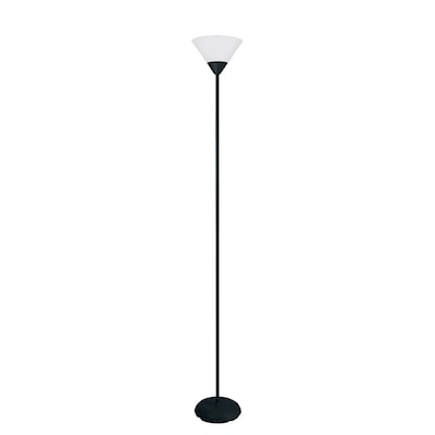 Simple Designs Incandescent Floor Lamp, Black (LF1011-BLK)