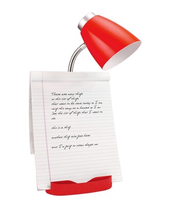 Limelights Incandescent Desk Lamp, Red (LD1002-RED