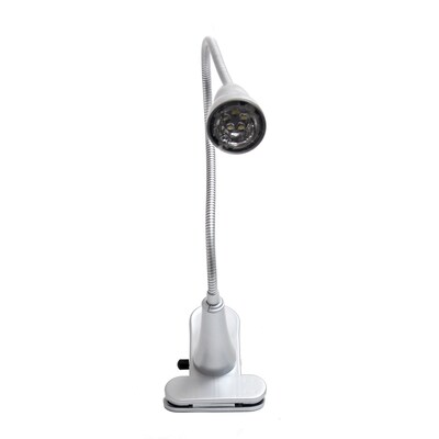 Simple Designs LED Desk Lamp, Silver (LD2015-SLV)