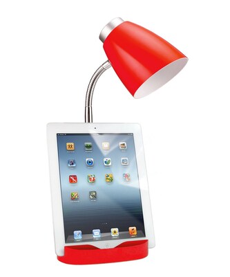 Limelights Incandescent Desk Lamp, Red (LD1002-RED