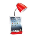 Limelights Incandescent Desk Lamp, Red (LD1002-RED