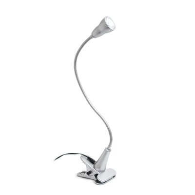 Simple Designs LED Desk Lamp, Silver (LD2015-SLV)