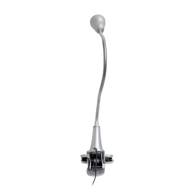 Simple Designs LED Desk Lamp, Silver (LD2015-SLV)