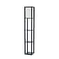 Simple Designs Incandescent Etagere Floor Lamp, Black (LF1014-BLK)