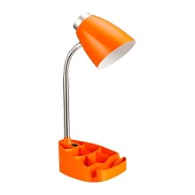 Limelights Incandescent Desk Lamp, Orange (LD1002-ORG)