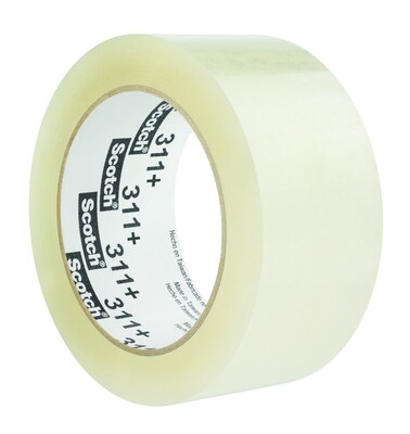 Scotch High Tack Box Sealing Packing Tape, 1.88 x 109.36 yds., Clear, 36 Rolls (311)