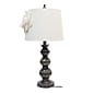 Elegant Designs Table Lamp, Aged and White (LT3097-WHT)
