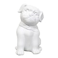 Simple Designs Incandescent Porcelain Table Lamp, Puppy Dog (LT3212-WHT)