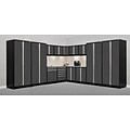 NewAge Products Pro 3.0 Series, 15-Piece Garage Cabinet Corner Set, Gray (51260)