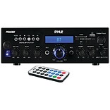 Pyle Home Pda6bu 200-watt Bluetooth Stereo Amp Receiver with USB & SD Card Readers