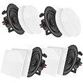 Pyle Home Pdicbt2106 10 Bluetooth Ceiling/wall Speakers, 4 Pk