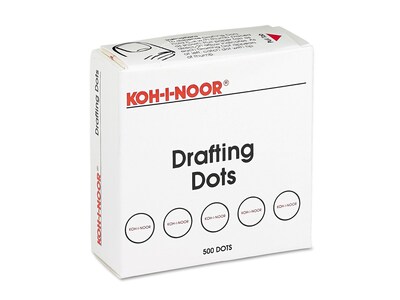Koh-I-Noor Glue Dots, 0.88 oz., White (KOH25900J01)