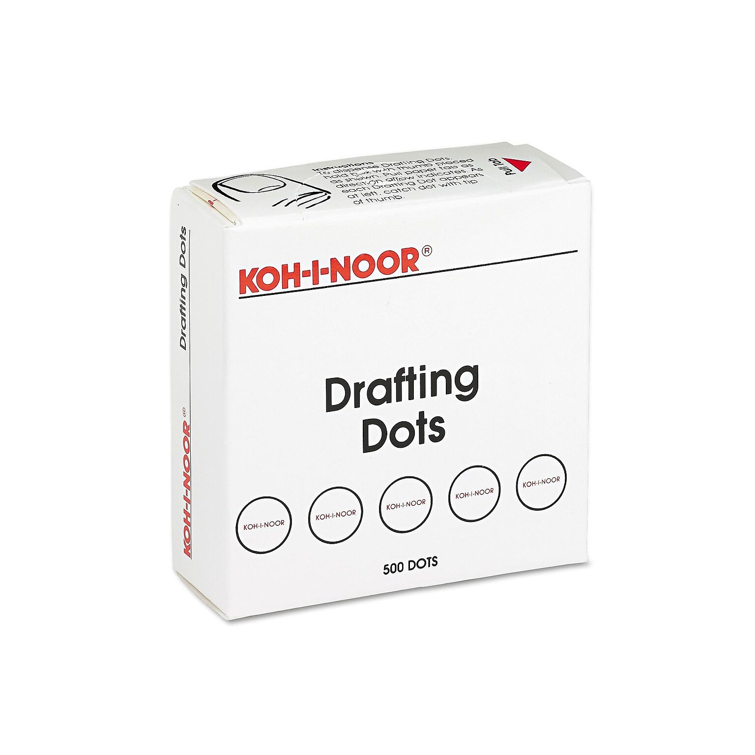 Koh-I-Noor Glue Dots, 0.88 oz., White (KOH25900J01)