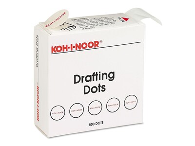 Koh-I-Noor Glue Dots, 0.88 oz., White (KOH25900J01)