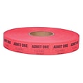 PAP-R Products Single Ticket Roll, 2000/Roll (602603R)