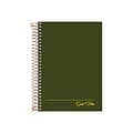 Ampad Gold Fibre Subject Notebooks, 5 x 7, College Ruled, 100 Sheets, Green (20-801R)