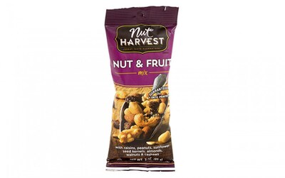 Nut Harvest Nut & Fruit Trail Mix, 3 oz., 8 Bags/Pack (295-00001)