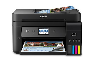 Epson WorkForce ST-4000 Wireless Supertank Color Inkjet All-In-One Printer