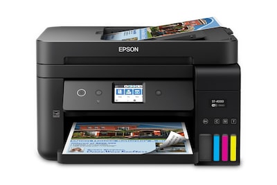 Epson WorkForce ST-4000 Wireless Supertank Color Inkjet All-In-One Printer