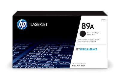 HP 89A Black Standard Yield Toner Cartridge, Print Up to 5000 Pages (CF289A)