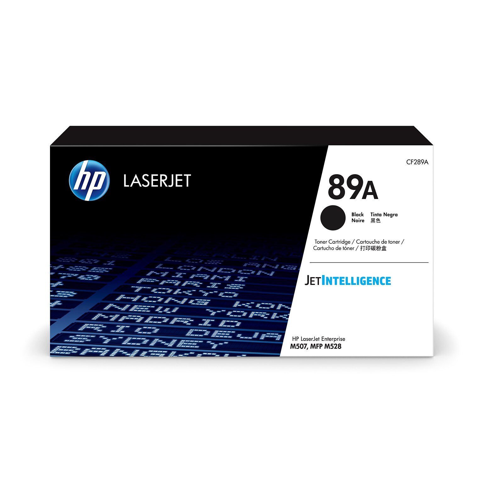 HP 89A Black Standard Yield Toner Cartridge, Print Up to 5000 Pages (CF289A)