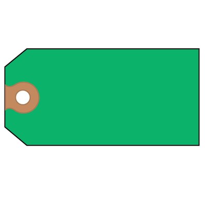 Avery Unstrung Shipping Tags, 4-3/4 x 2-3/8, Green, 1,000 Tags/Box (12365)