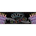 Creative Converting Chalk Birthday Banner (295971)