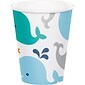 Creative Converting Blue Baby Whale Cups 8 pk (322195)