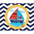 Creative Converting Ahoy Matey Nautical Invitations 8 pk (897226)