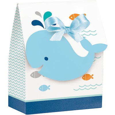 Creative Converting Blue Baby Whale Favor Bags 12 pk (324420)