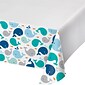 Creative Converting Blue Baby Whale Plastic Tablecloth (324428)