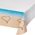 Creative Converting Beach Love Plastic Tablecloth (727363)
