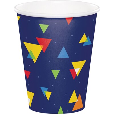 Creative Converting Geo-Pop Birthday Cups 8 pk (324632)