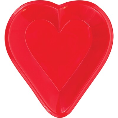 Creative Converting Card Night Mini Heart Snack Tray (019189)