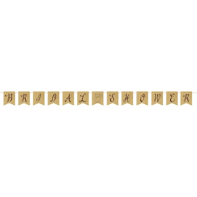 Creative Converting Rustic Wedding Bridal Shower Banner (293706)