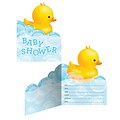 Creative Converting Rubber Duck Bubble Bath Invitations 8 pk (897058)
