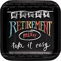 Creative Converting Retirement Chalk Dessert Plates 8 pk (415977)