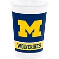 NCAA University of Michigan Plastic Cups 8 pk (374715)