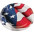 Creative Converting American Flag Oval Plates, 8 Pack (319641)