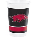 NCAA University of Arkansas Plastic Cups 8 pk (010855)