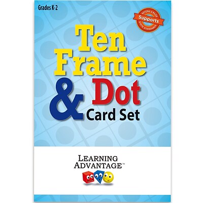 Learning Advantage Ten Frames & Dot Card Set, Ages 6-10 (CTU7295)
