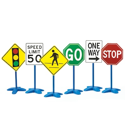 Learning Advantage Traffic Signs, Set of 6 (CTU69110)