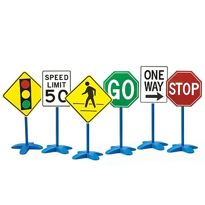 Learning Advantage Traffic Signs, Set of 6 (CTU69110)